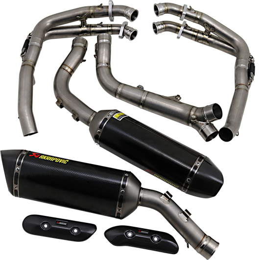 AKRAPOVIC Evolution Exhaust - Carbon Fiber - YZF-R1 S-Y10RFT10-ZC/2 1810-1792