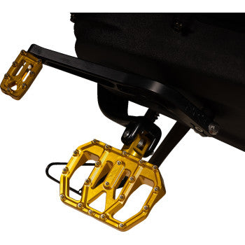 THRASHIN SUPPLY CO. Mini Aggressor Floorboards - Gold - Rear TSC-2031-5-D