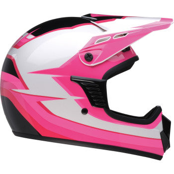 Z1R Child Dirt Maxx Helmet - Vortex - Pink/White - L/XL 0111-1747