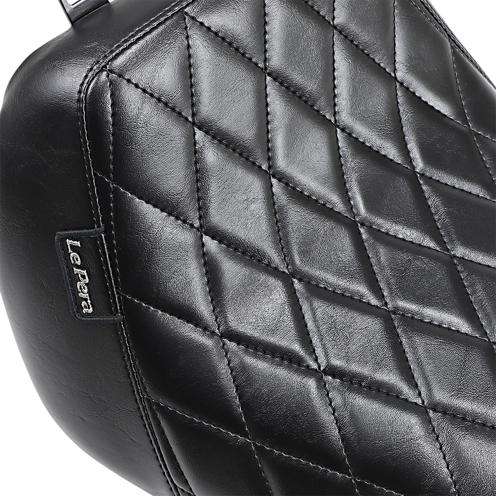 LE PERA Bare Bones Solo Seat - Diamond Stitch - Black - FLFB LYO-007DM