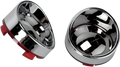 DRAG SPECIALTIES Visor-Style Bezel/Lenses - Red/Mirror L22-6828RC