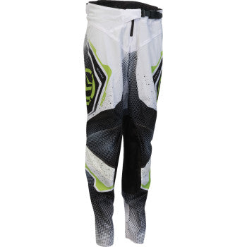 MOOSE OFFROAD Youth Qualifier® Pants - White/Black/Green - US 30 2903-2671
