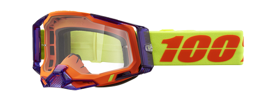 100% Racecraft 2 Goggles - Panam - Clear 50009-00021