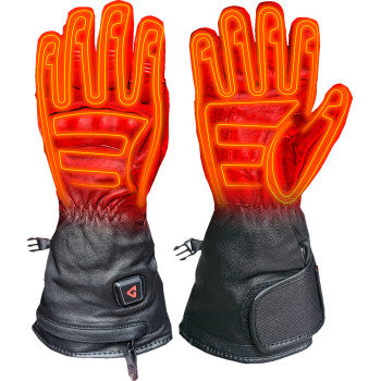 GERBING HEATED CLOTHING 7 V Hard Knuckle Battery Heated Gloves - Black - Small GERGVHK7VBS