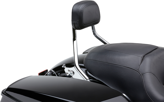 COBRA Detachable Backrest - Chrome - Short - FLH/FLT 602-2200