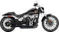 BASSANI XHAUST Pro Street Exhaust - Black - '18+ Softail 1S34DB