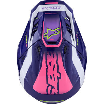 ALPINESTARS SM7 Helmet - Deed - Gloss Purple/Pink - XL 8302426-3142-XL