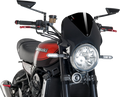 PUIG HI-TECH PARTS Windscreen - Black/Black - Z900RS 024NN