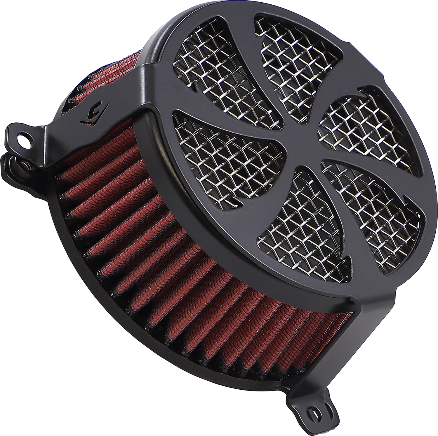 COBRA Swept Air Filter - Black - Bolt 06-0267-01B-SB