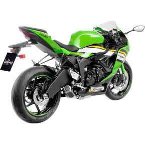 LEOVINCE - LV Corsa S Black Edition Slip-On Muffler - Kawasaki ZX-6R 15413SBU 1811-4956
