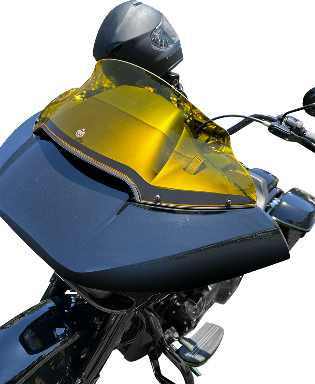 KLOCK WERKS Kolor Flare™ Sport Windshield - 9" - Yellow - FLTR KWW-01-0669