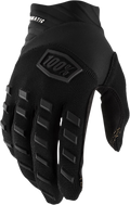 100% Youth Airmatic Gloves - Black/Charcoal - Medium 10001-00001