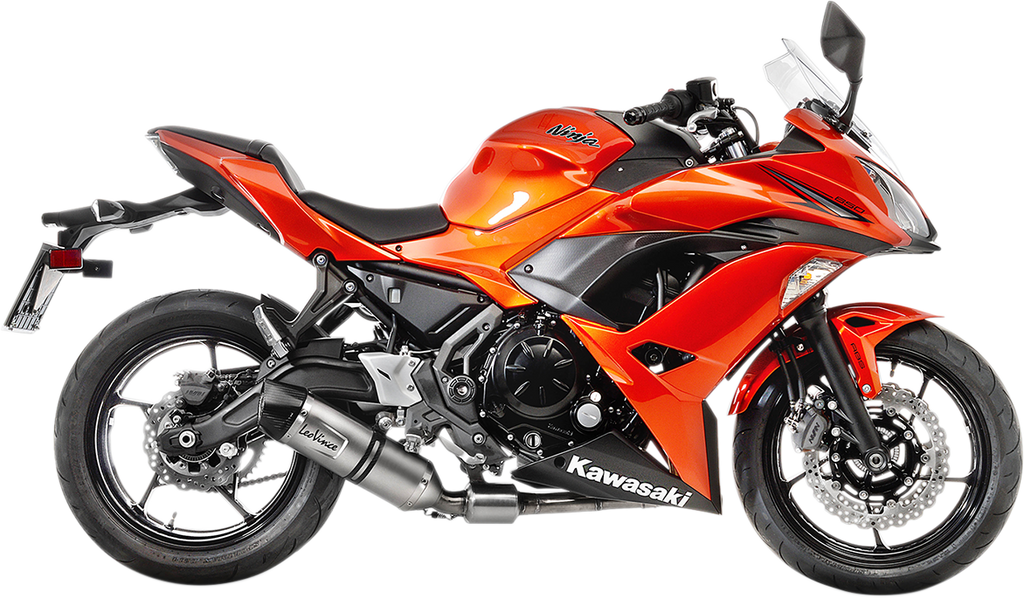 LEOVINCE LV One Evo Exhaust System - Stainless Steel - Ninja 650/Z650 2017-2024  14181EU 1810-2613