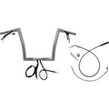 FAT BAGGERS INC. 1-1/4" EZ Install Flat Top Handlebar - 12" - Chrome 749912