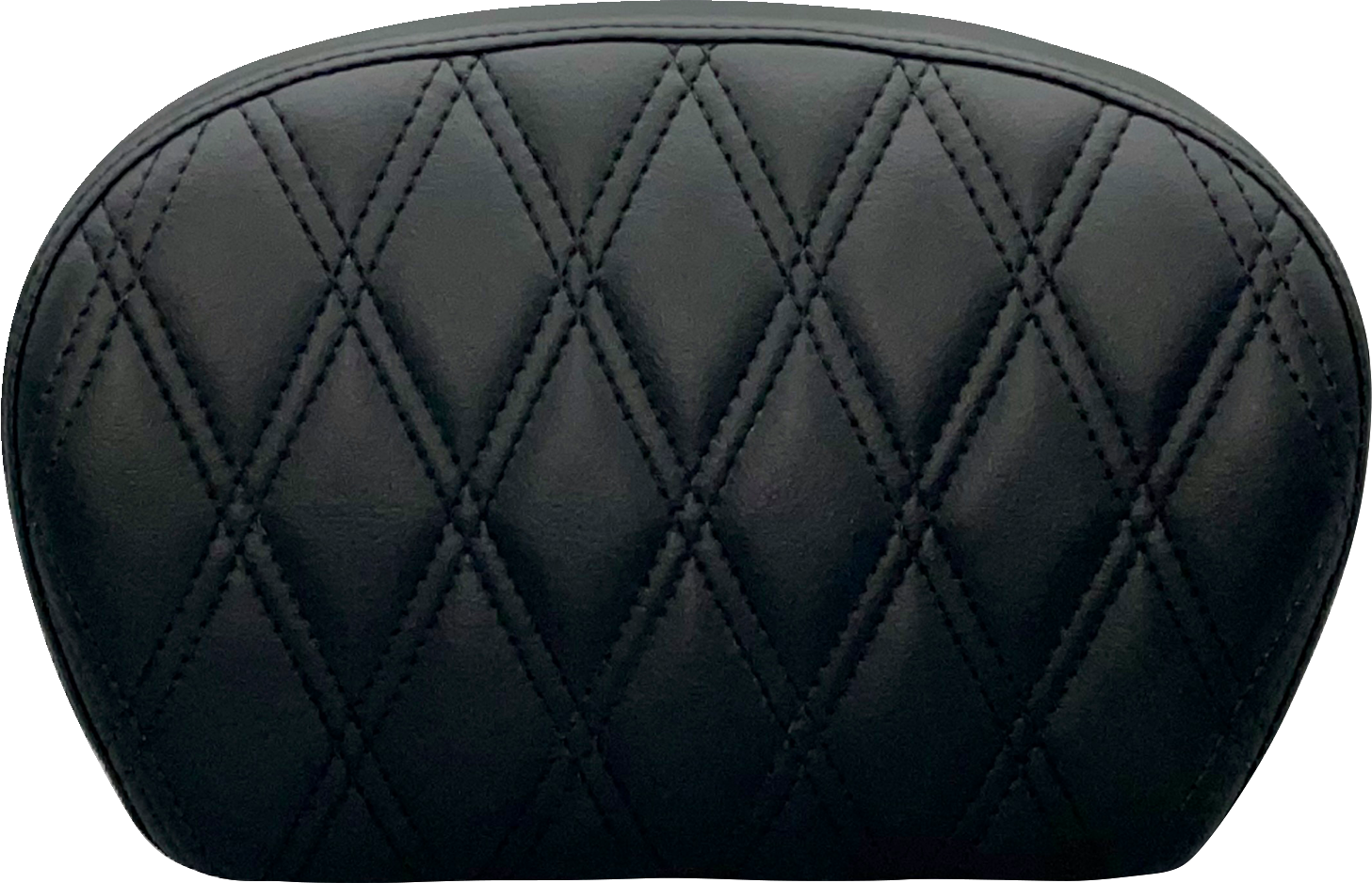 LE PERA Sissy Bar Pad - Single Diamond - Dull Black L-SBP01DM-DULL