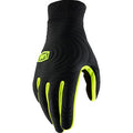 100% Brisker Xtreme Gloves - Black/Fluo Yellow - 2XL 10030-00005