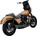 BASSANI XHAUST Road Rage 2:1 Exhaust - Black 1FXR2B