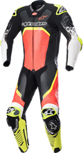 ALPINESTARS GP Tech Suit v4 - Black/Red Fluorescent/Yellow Fluorescent - US 46 / EU 56 3156822-1355-56