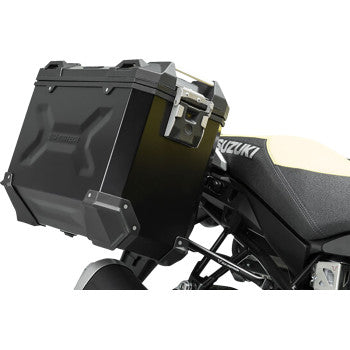 SW-MOTECH TRAX ADV Aluminum Case System - Black - Suzuki V-Strom 1000 '14-'19  KFT.05.440.70101/B
