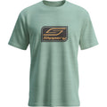 SLIPPERY Crest T-Shirt - Heather Dusty Sage - XL 3030-25340