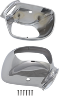 Parts Unlimited Mirror Housings - Chrome 45-1232