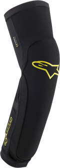 ALPINESTARS Paragon Plus Knee/Shin Guards - Black/Acid Yellow - Large 1652619-1047-LG