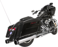S&S CYCLE El Dorado Dual Exhaust System - Chrome - Black Thruster 550-0677B