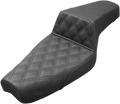 SADDLEMEN Step-Up Seat - Full Lattice Stitch - Black - XL 879-03-175