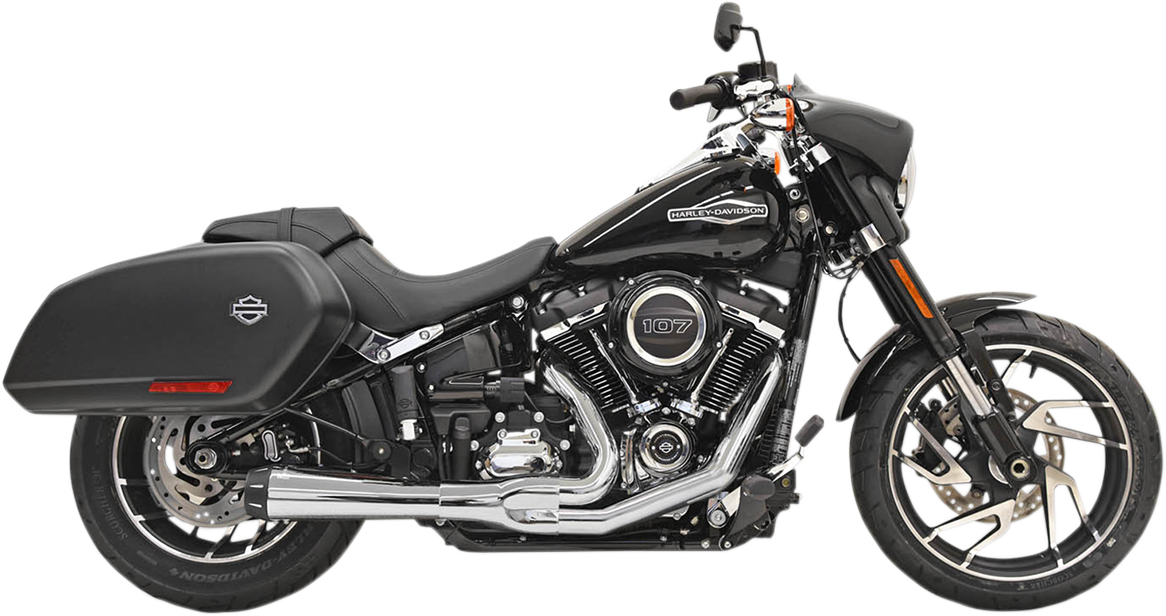 BASSANI XHAUST 2:1 Exhaust - Chrome 1S81R