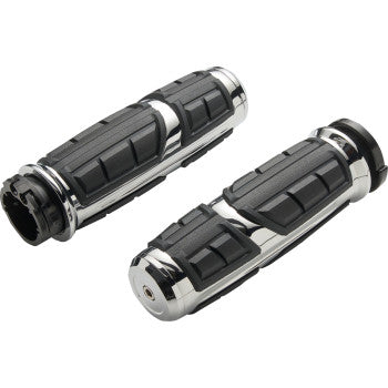 CIRO Grips - Chicane™ - Street Glide/Road Glide - Chrome 54005