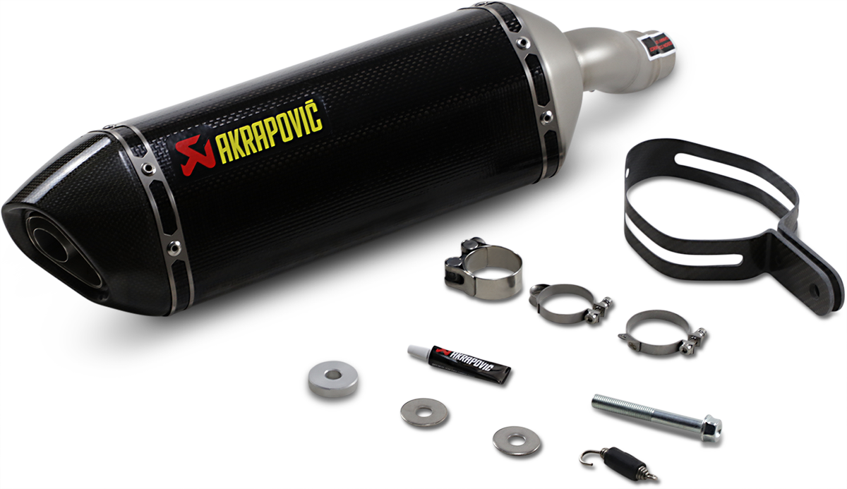 AKRAPOVIC Slip-On Line Muffler - Carbon Fiber Ninja  Z 250/300 2013-2016  S-K3SO1-ZC 1811-3777