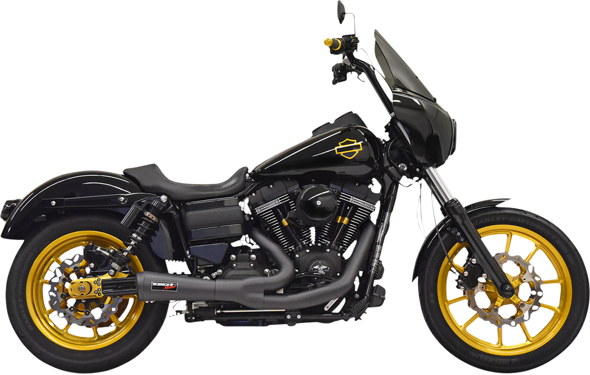 BASSANI XHAUST Ripper 2:1 Exhaust System - Black 1D6B