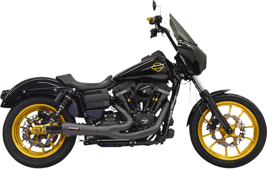 BASSANI XHAUST Ripper 2:1 Exhaust System - Black 1D6B