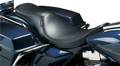 LE PERA Silhouette 2-Up Seat - Smooth - Black - FLHR '02-'07 LH-847RK