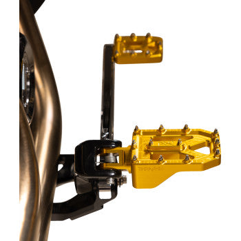 THRASHIN SUPPLY CO. Aggressor Footpegs - Rear - Gold TSC-2022-5-D