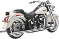 COBRA True Dual Exhaust - Billet Tip - 97-06 Softail 6984