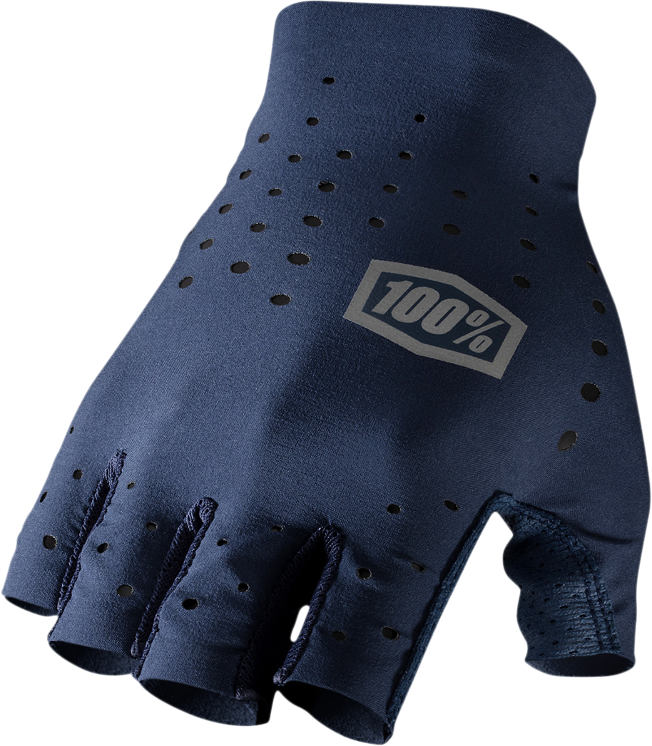 100% Sling Short Finger Gloves - Navy - XL 10021-00013