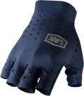 100% Sling Short Finger Gloves - Navy - Small 10021-00010