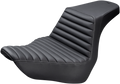 SADDLEMEN Step-Up Seat - Front Tuck-n-Roll - Black 818-29-171