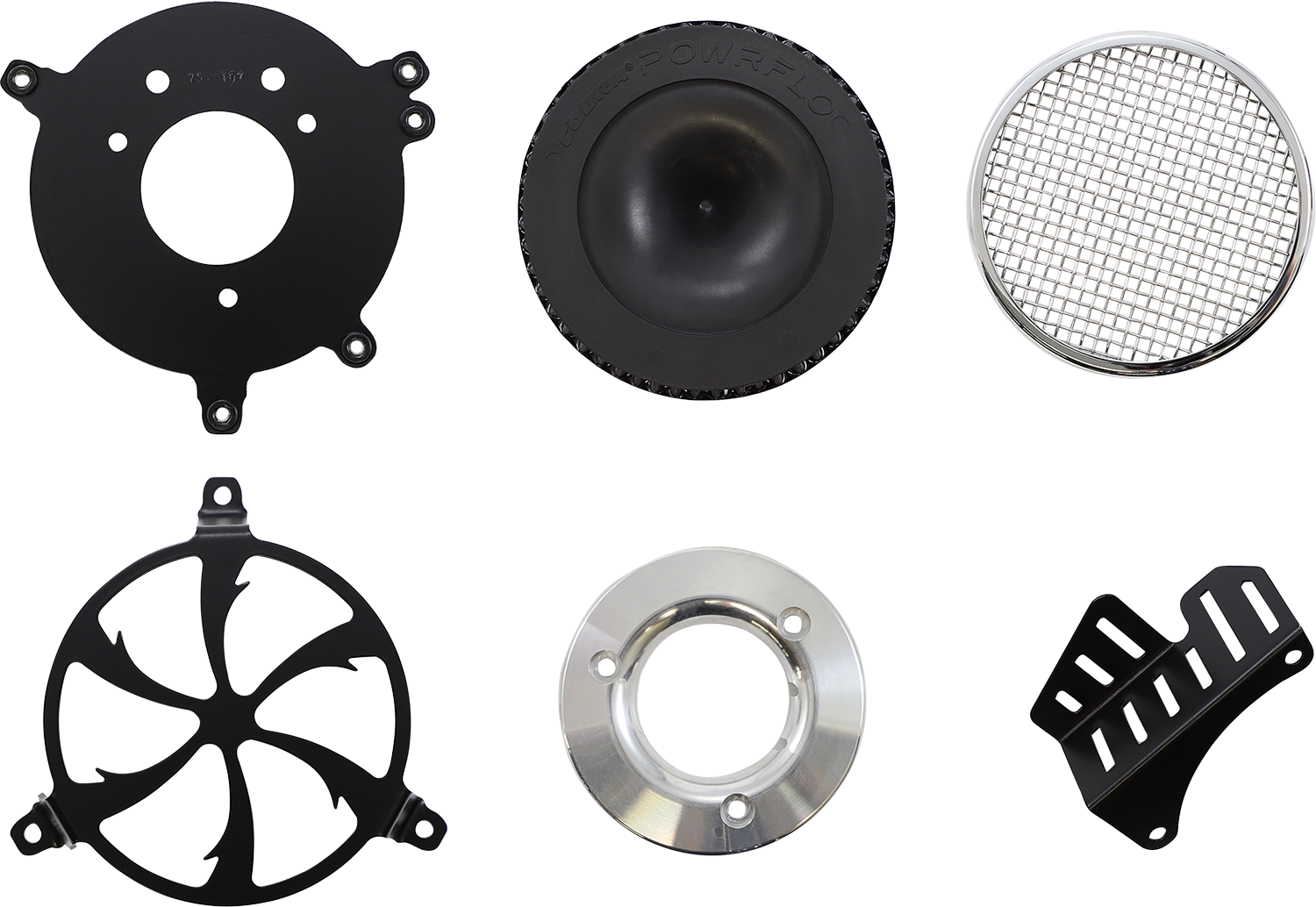 COBRA Air Filter - Swept - Black 606-0100-01B-SB
