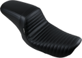 LE PERA Kickflip Seat - Pleated - Black - FXD '96-'03 LN-591PT