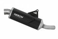 MOTO MORINI X-CAPE 700 E5+ 2025 INDY RACE EVO ALIMUNIUM DARK EXHAUST - 72664aon