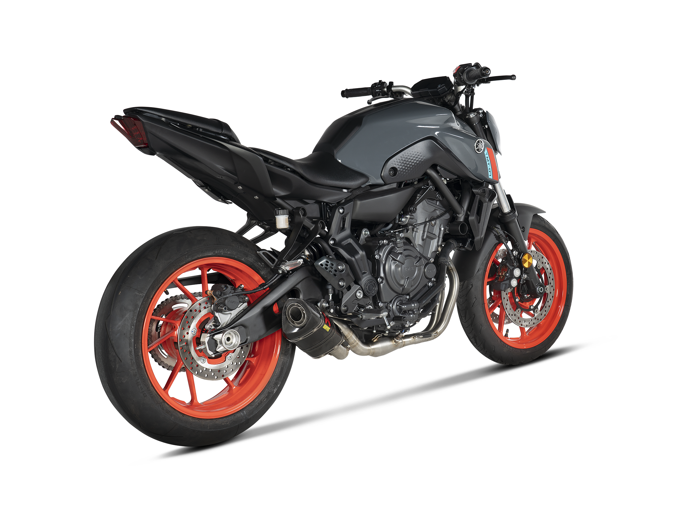 AKRAPOVIC  S-Y7R2-AFC  Stainless Steel/Carbon Fiber Race Exhaust MT-07/FZ-07 XSR 700/Tracer 900 GT  2016-2024  1810-2226