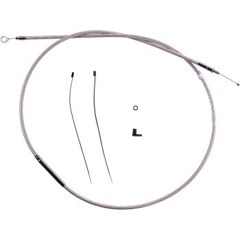 MAGNUM SHIELDING Redesigned Polished Stainless Clutch Cable - 66-11/16" 5228-66