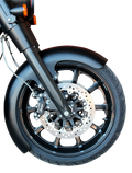 KLOCK WERKS Wrapper Front Fender - Black - Steel - 16"-19" KWF-04-0468