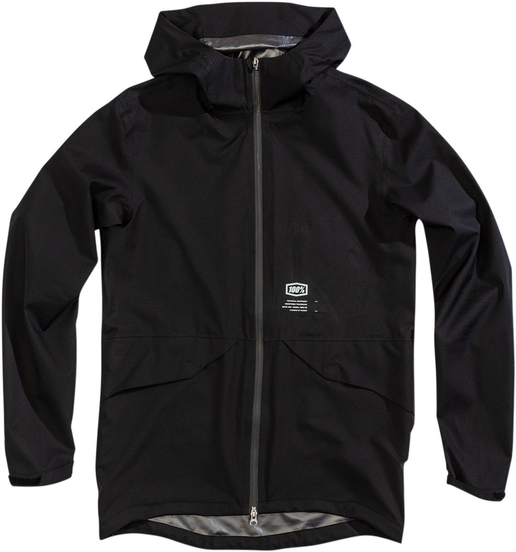 100% Hydromatic Parka - Black - Large 39009-001-12