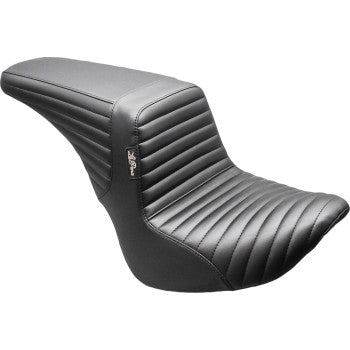 LE PERA Kickflip Up Front Seat - Pleated - Black - FL/FX '18-'25 LYU-590PT