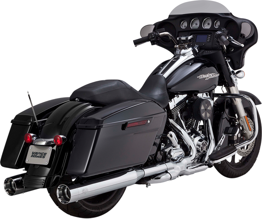 VANCE & HINES 4.5" Mufflers - Chrome - Titan 16549