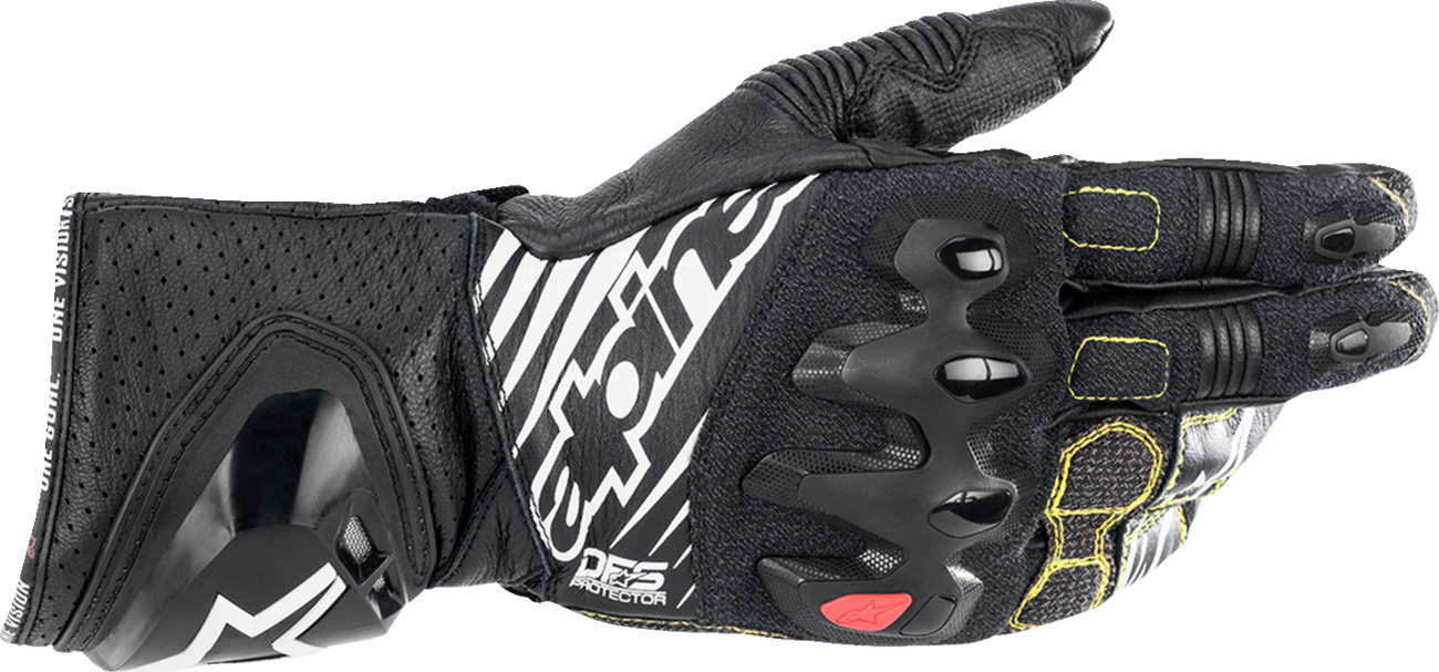 ALPINESTARS GP Tech V2 S Gloves - Black/White - XL 3556422-12-XL