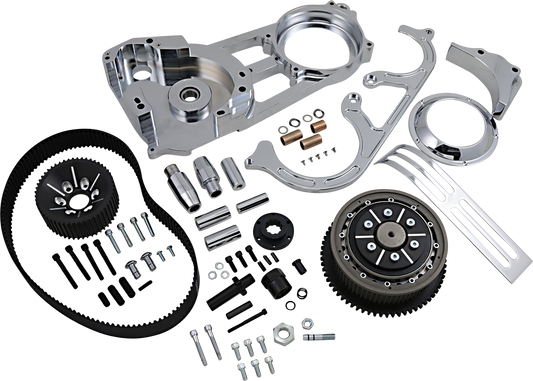 BELT DRIVES LTD. 2" Open Belt Drive - Chrome EVO-220-C